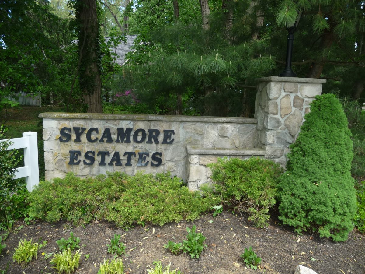 Sycamore Estates townhouses are on Hickory Lane in Little Silver NJ