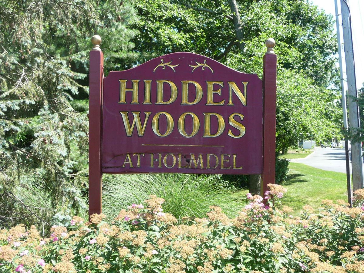 Hidden Woods condos are on Lexington Court in Holmdel, just off of Middle Road