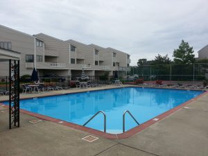 The Sea Winds community pool is conveniently located in the center of the complex.