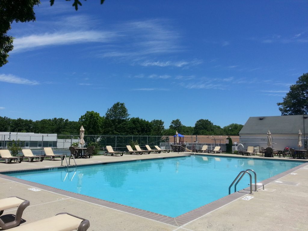 The Tinton Woods pool is a popular place in the summer months
